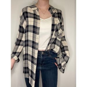 Garage Long Sleeve Plaid Shirt